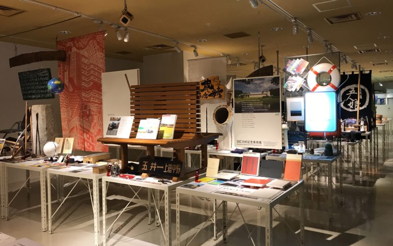 渋谷ヒカリエ8Fのd47 MUSEUMで開催した「d design travel CHIBA EXHIBITION」の会場内