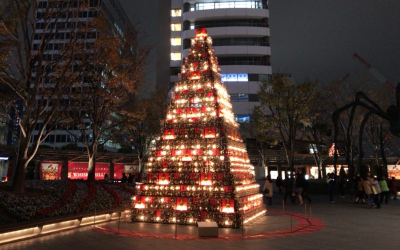 六本木ヒルズ アーテリジェントクリスマス2016の66プラザイルミネーション