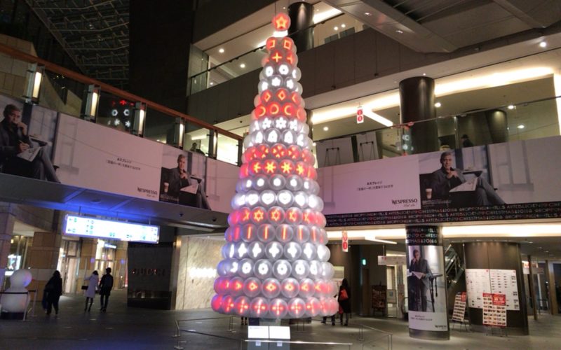 六本木ヒルズ アーテリジェントクリスマス2016のウェストウォーク イルミネーション