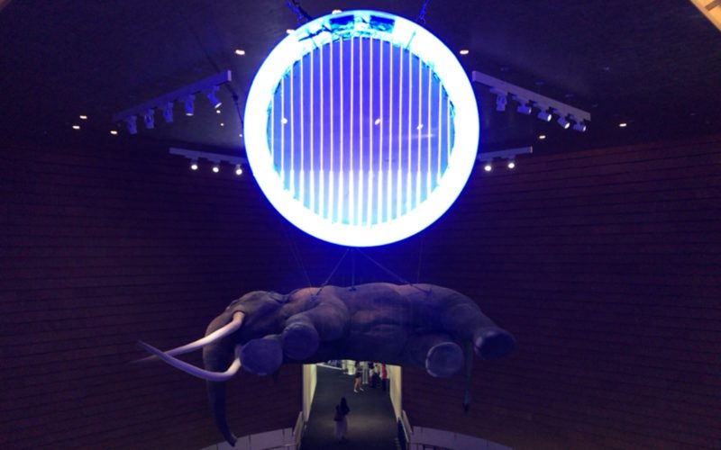 サンシャワー:東南アジアの現代美術展 1980年代から現在までで森美術館のエントランス前に展示されている巨大な像のインスタレーション