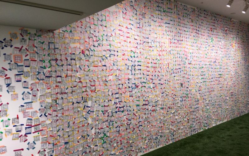 It’s a Sony展 Part-2に貼られていた銀座ソニーパークに対するメッセージ