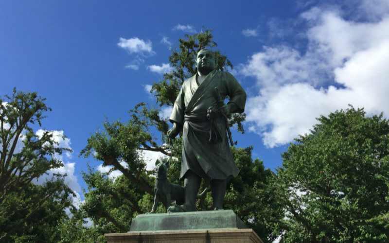 上野公園にある西郷隆盛像