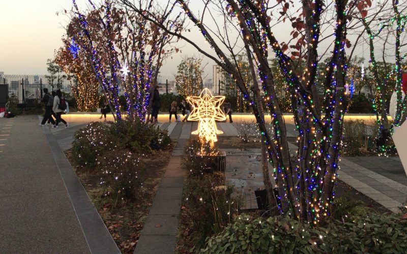 4Fスカイアリーナで行われた東京スカイツリータウン ドリームクリスマス2016のイルミネーション