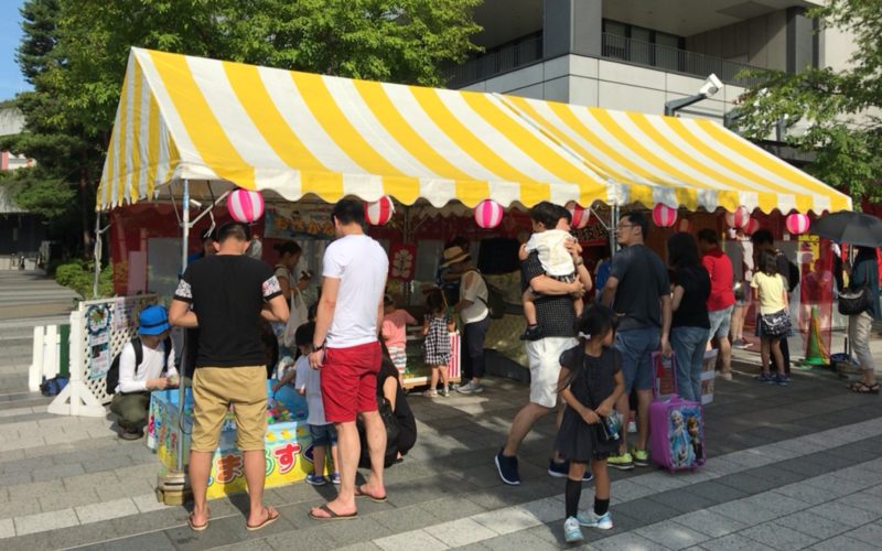 東京ソラマチ4Fのスカイアリーナで行われているコロコロ縁日フェスの会場