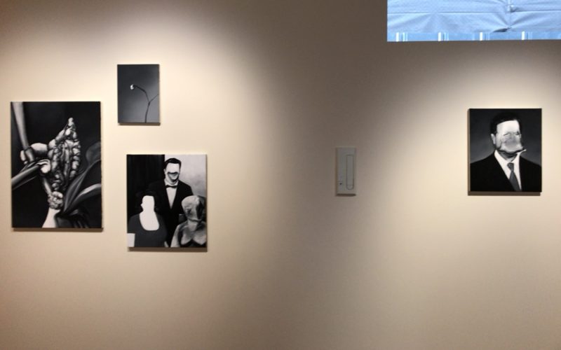 コンプレックス665の1Fに展示されていた五木田智央 Holy Cowの作品