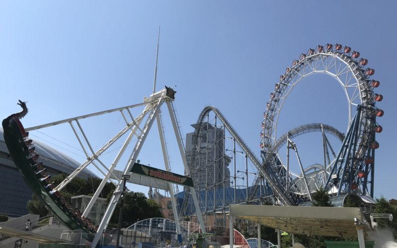 東京ドームシティアトラクションズとラクーアのアトラクション