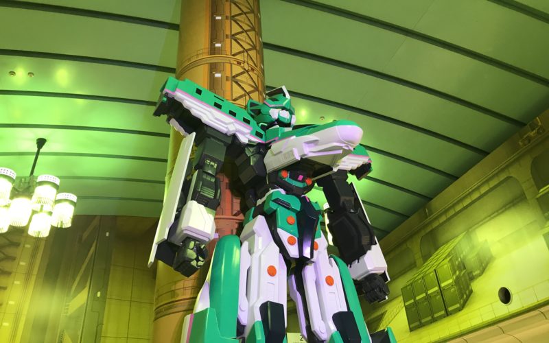 上野 シンカリオンステーションに展示していた1/5スケールのシンカリオンE5はやぶさ